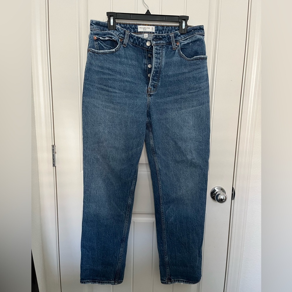 Abercrombie & Fitch Curve Love The Dad High Rise jeans